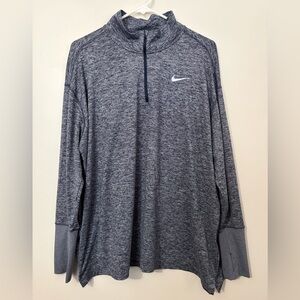 Nike Women's Dri-FIT Element Quarter-Zip Running Long Sleeve Sporty Top